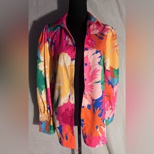 Floral Multicolor Women's Top